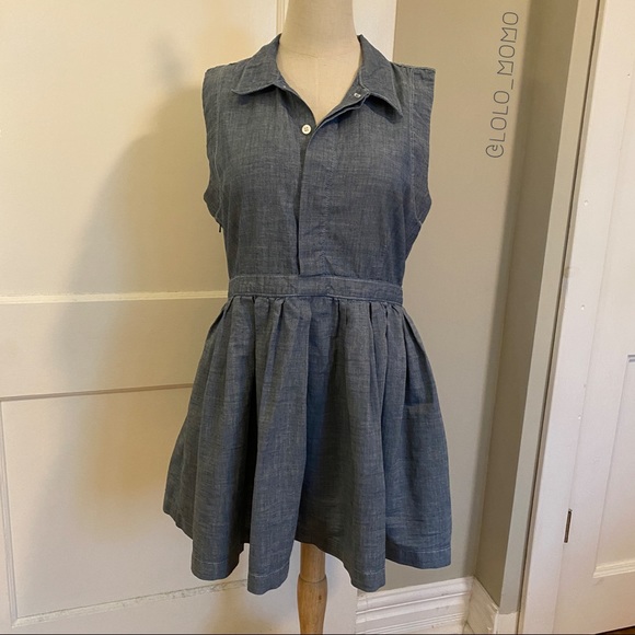 Opening Ceremony x Levi’s Chambray Dress Sz Large - Picture 4 of 15